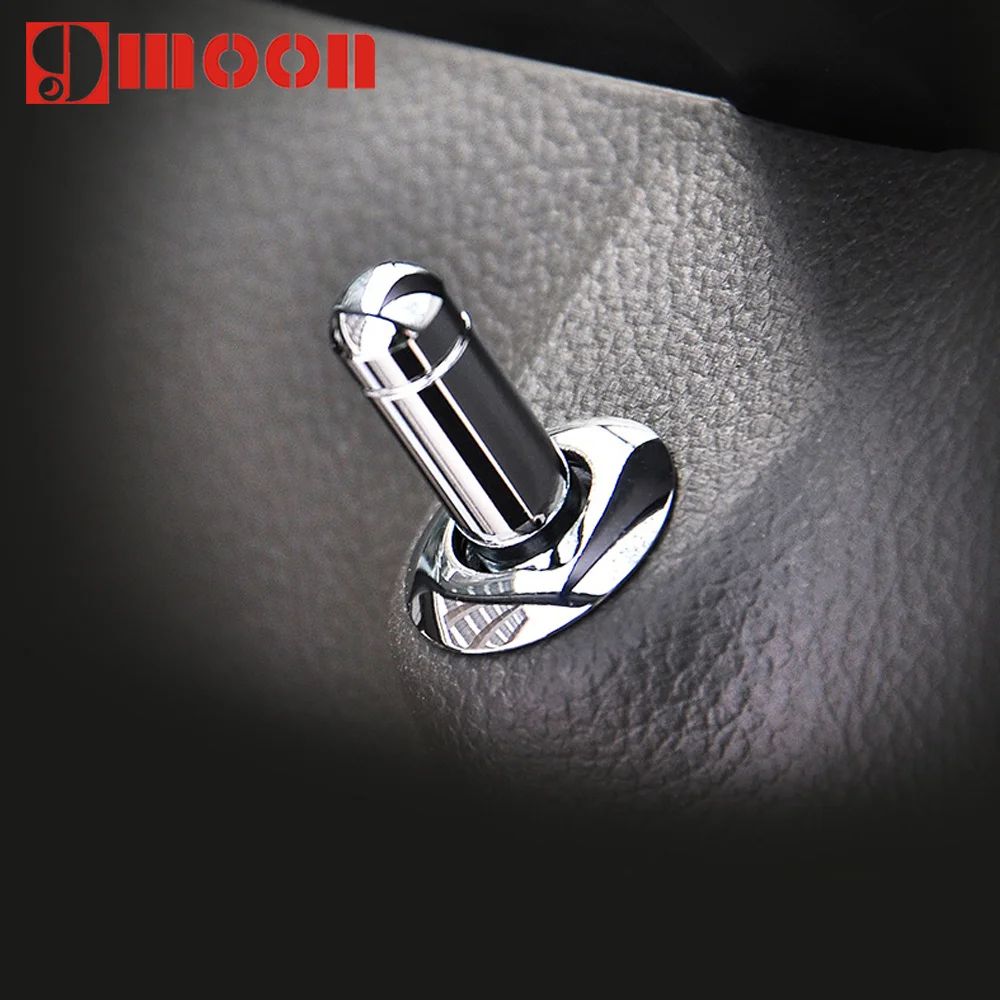 

High Quality 4PCS Door Lock Stick Pin Cap cover trim For Chevrolet Cruze Trax Malibu Opel Mokka ASTRA J Insignia Sport Tourer