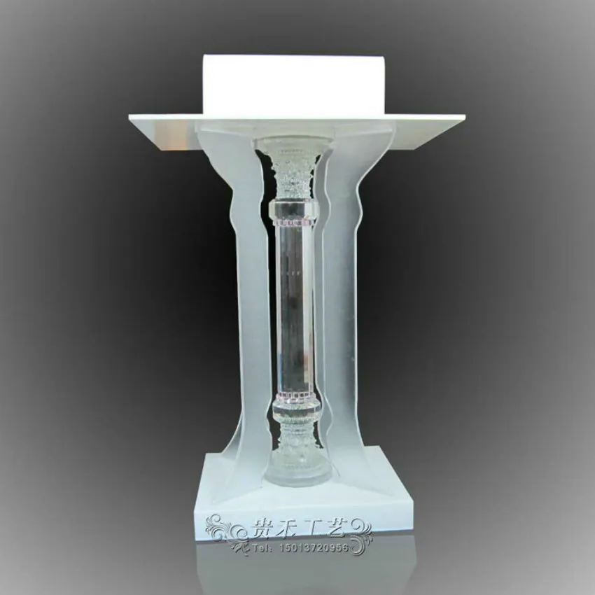 Acrylic Crystal Column Stand up, Floor-Standing Podium, Lectern (Clear) GUIHEYUN цена Acrylic Crystal Column Stand up, Floor-Standing Podium, Lectern (Clear) GUIHEYUN цены онлайн