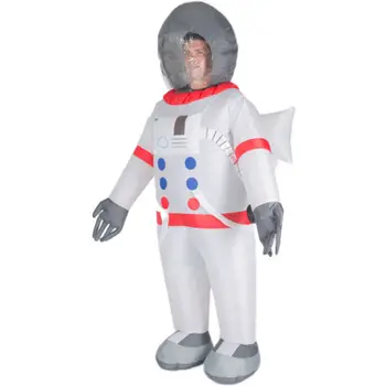 

Adult Inflatable Spaceman Astronaut Fancy Dress Costume Outfit Suit Jumpsuit for Halloween Purim stage costume 150cm-200cm