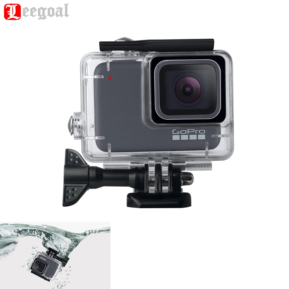 

Transparent Waterproof shell special for Gopro hero7 camera with filter set Acrylic Protective box Dive Housing case Accessories