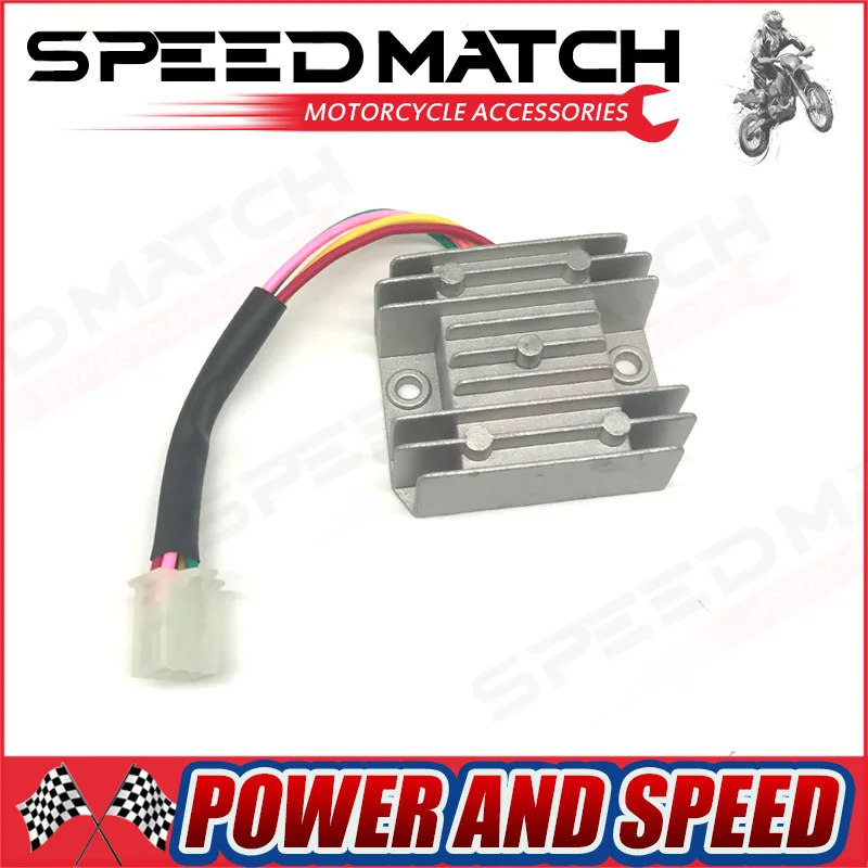 

4 Wires Voltage Regulator Rectifier Motorcycle Boat Motor Mercury ATV GY6 50 150cc Scooter Moped JCL NST TAOTAO