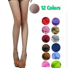 Дешевые цветные носки для латинских танцев, женские чулки в сеточку, маленькие чулки в сетку, женские колготки розового цвета