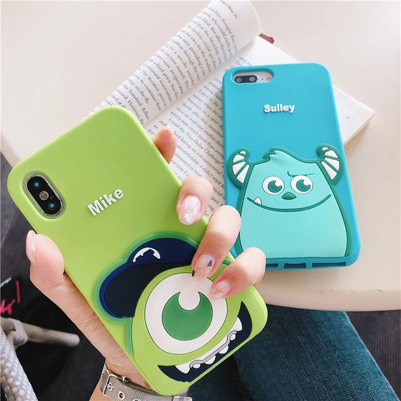

Cartoon Mickey Mouse Mike Sully Phone Case for Redmi Note5 Xiaomi 8 9 8lite Note3 Soft Silicone Phone Shell for Xiaomi 5X 6 6X