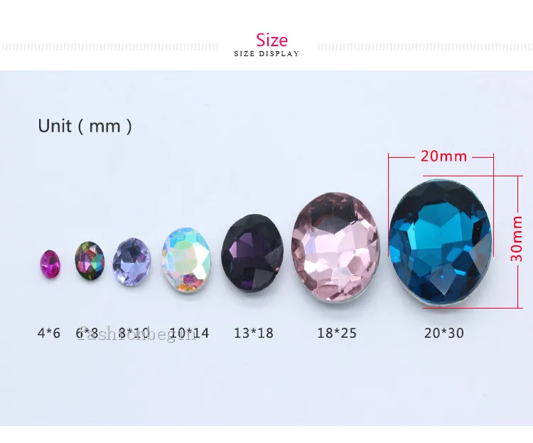 20p 10x14 мм Овальный цвет с заостренным фольгированным дном назад паста на Кристалл Стразы огранки Стекло Стразы шатоны камень Драгоценности ремесла для одежды