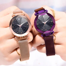 Luxury Women Watches Ladies Star Sky Watch Magnetic Mesh Band Female Wristwatch relogio feminino reloj mujer Clock Gift for Wife