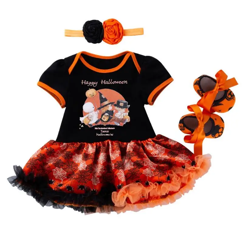 Legging Set Toddler Baby Girls Halloween Costume Outfit Kids Tutu Skirt Infant Long Sleeve Hoodie Top