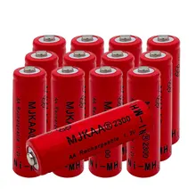1pc a lot Ni MH 2300mAh AA Batteries 1 2V AA Rechargeable Battery NI MH battery