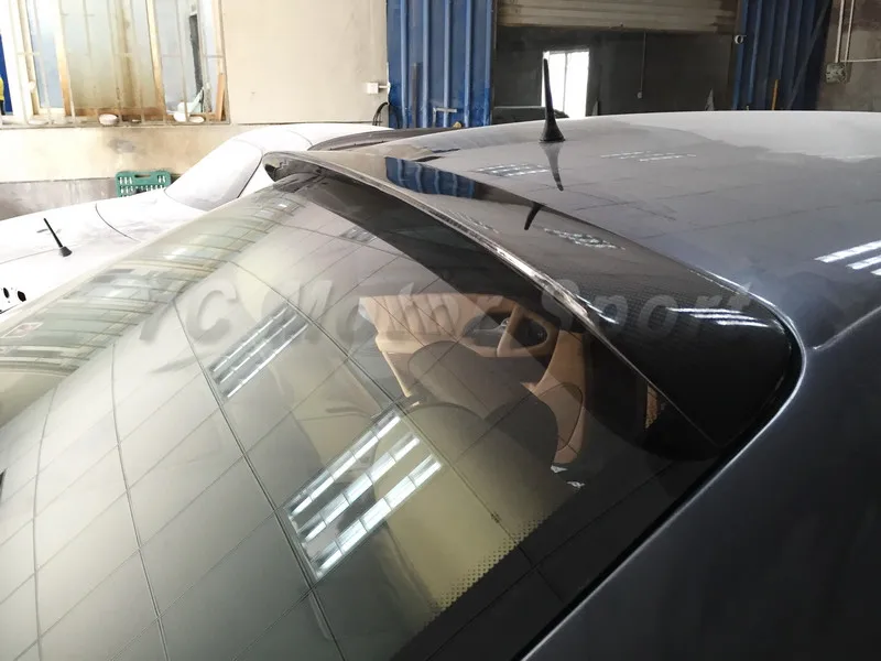 2004-2012 Maserati Quattroporte M139 YC Design Style Roof Spoiler Wing CF (18)