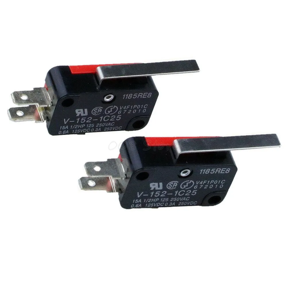 V 152 1C25 SPDT 1NO 1NC Pin Breve Rettilineo Cerniera Leva лимит микро перебоев|pz| |