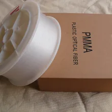 [Семь Neon] DHL 2 мм диаметр 350 метров/roll ПММА волоконно-оптический кабель конец свечение для engie освещение украшения