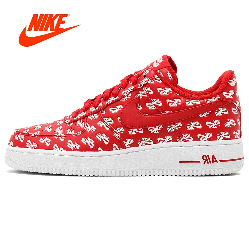 Original New Arrival Authentic Nike Air Force 1 AF1 Logo Men's Air Force One Skateboard Sneakers Comfortable Breathable