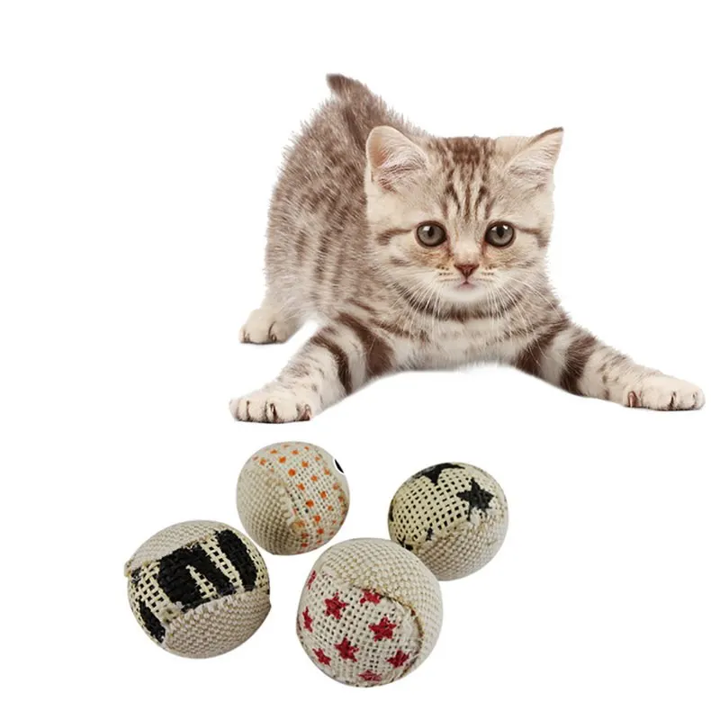 Hoomall Pet Cats Toy Extra Canvas Ball Toys Cats Kitten Playing Toy Pet