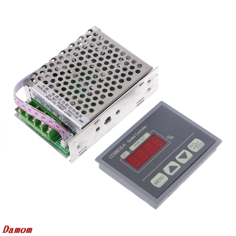 

12-80V PWM 30A DC Motor Speed Controller Governor With Digital Display Panel Damom