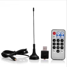 2016 HOT Mini USB DVB-T DAB Digital TV Tuner Receiver Dongle Stick RTL-SDR Realtek RTL2832U & R820T MCX Input