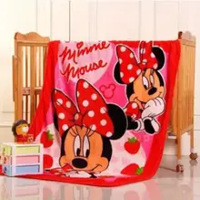 Hiver Bébé Couverture/Enfants Fille de Doux Corail Couette/100*140 cm/Bonjour kitty de Bande Dessinée Caractères plaid polaire Couvertures En Gros 8