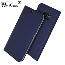 Чехол из мягкой искусственной кожи для samsung S7 Edge, чехол-книжка с отделением для карт, кожаный чехол-книжка для samsung Galaxy S7 S 7 Edge, чехол