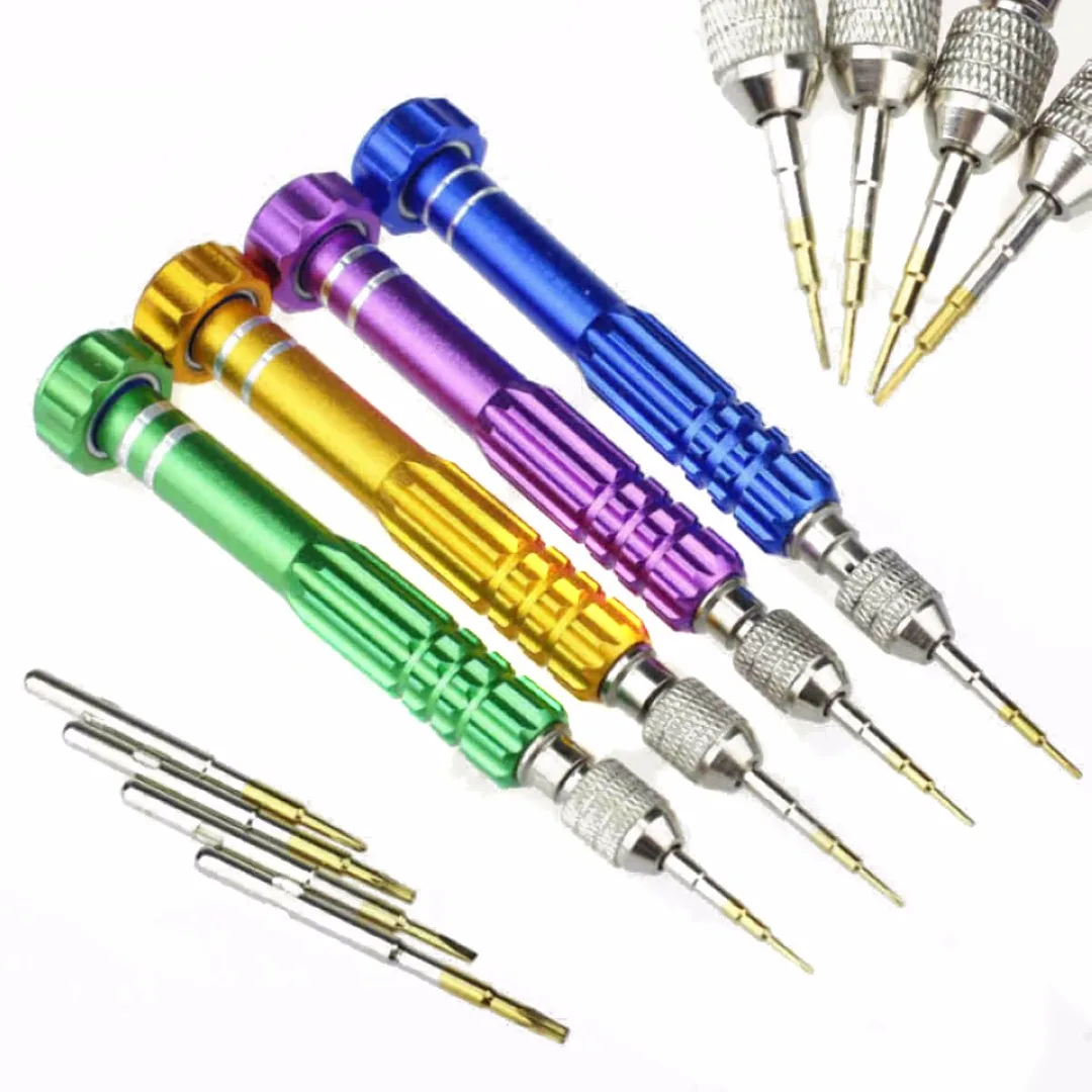 Shellhard 5in1 Watch Repair Tool Kits Screwdriver Set Repair Opening Tools Kit for Watch Eye Glasses