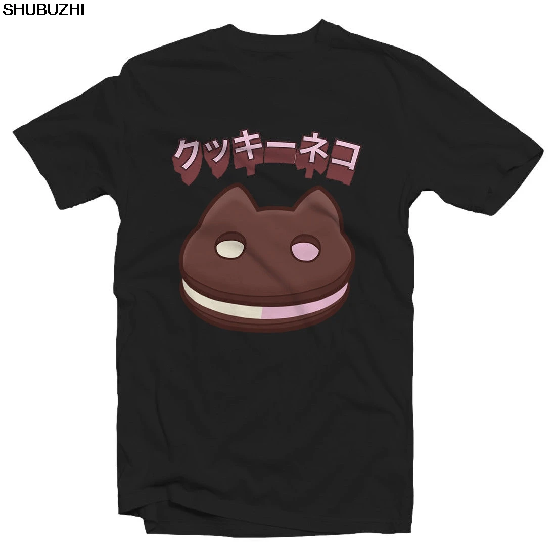 

Cookie Cat Jap Text Tshirt - Steven Universe Cartoon t shirt men Unisex tshirt Loose Size top shubuzhi funny sbz1420