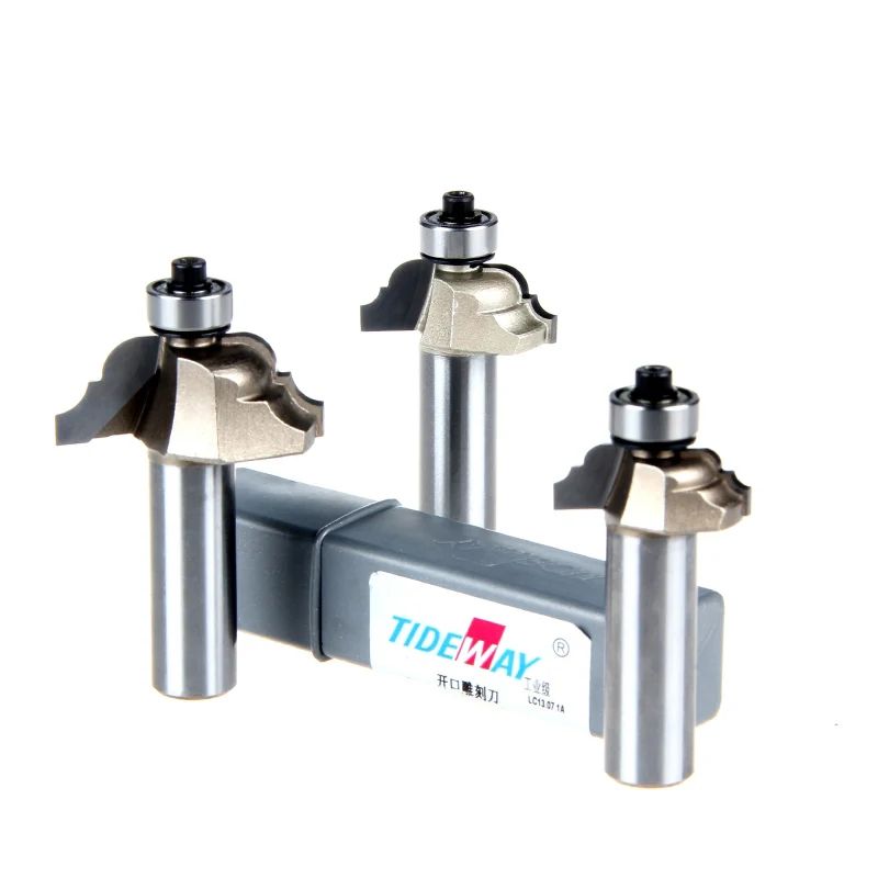 1/2*3/8 Roman Ogee Router Bit Set Carbide End Mills Cutter Chamfering