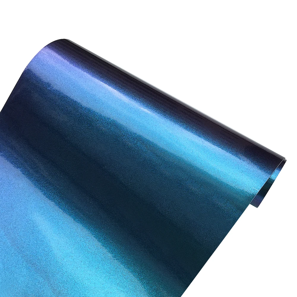 50x200 см Глянцевая/матовый синий фиолетовый Хамелеон жемчужный блеск винил Стикеры Прокат автомобилей Обёрточная бумага Плёнки наклейка