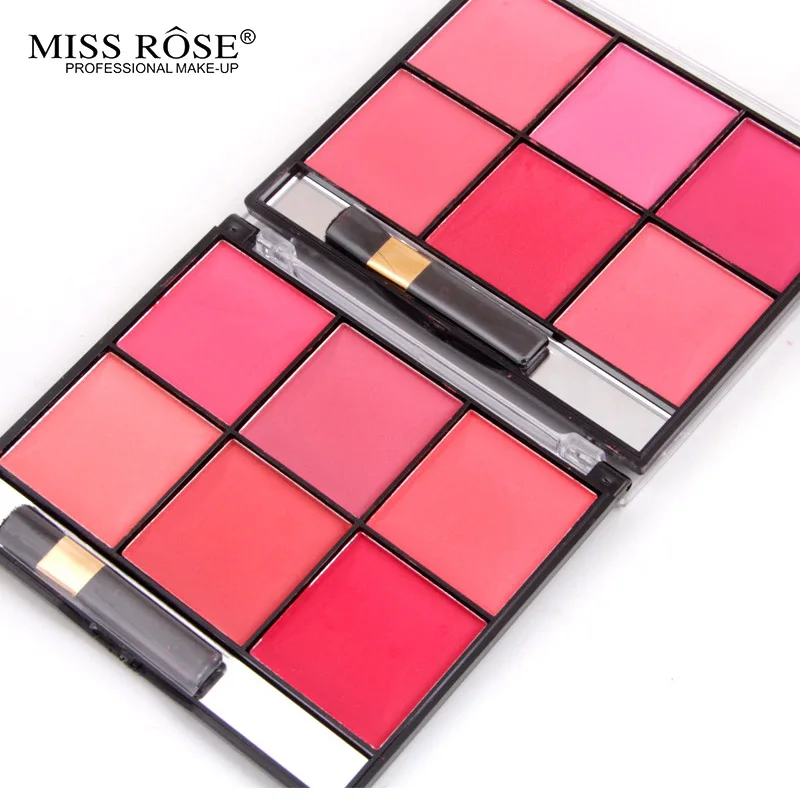 MISS ROSE Sweet Peach Blusher Perfect Summer Face Blush Palette Brand Cheek Blusher Powder 6colors Contouring Makeup Set Blushz3