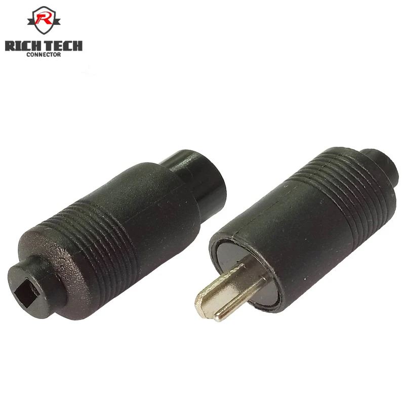 50pcs 2 Pin DIN Male Speaker Plug 2 Pin Plug 2 Pin Female Socket Hifi 