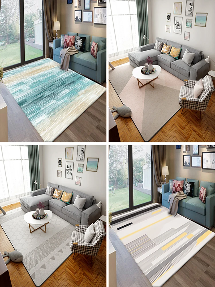 Изготовленный На Заказ Mordern модный ковер с нордическим узором для гостиной, спальни, кабинета, окружающей среды, Геометрическая Нескользящая подушка для стула