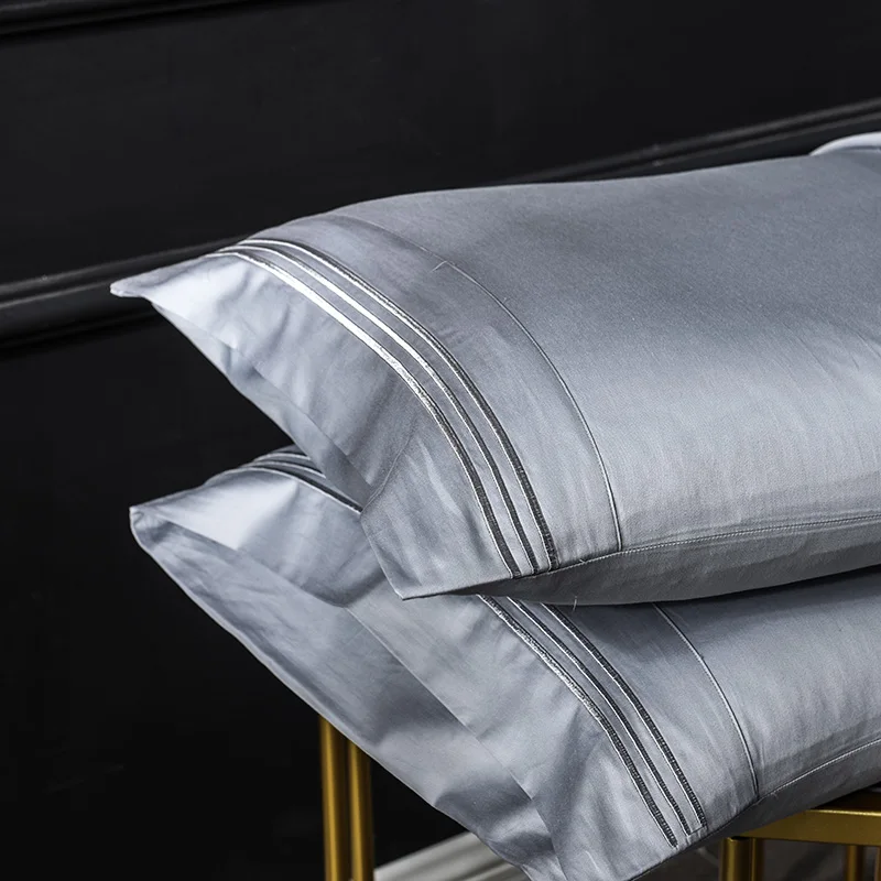 Вышивка сна Наволочка Чехол для подушки из египетского хлопка 600TC хорошего качества наволочки для дома есть различные цвета# sw - Цвет: -EN-6-yin