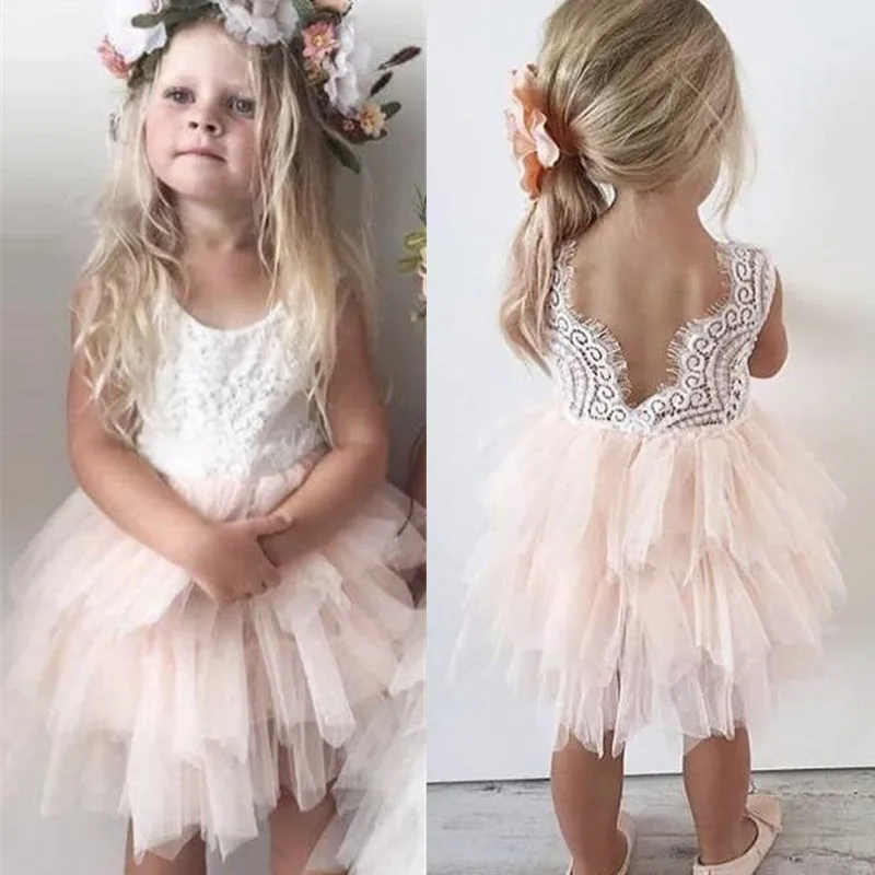 

1st Birthday Dress Baby Baptism Clothes 1 2 3 Years Toddler Girl Party Wear Backless Cotton Infant Baby Girl Christening Gown