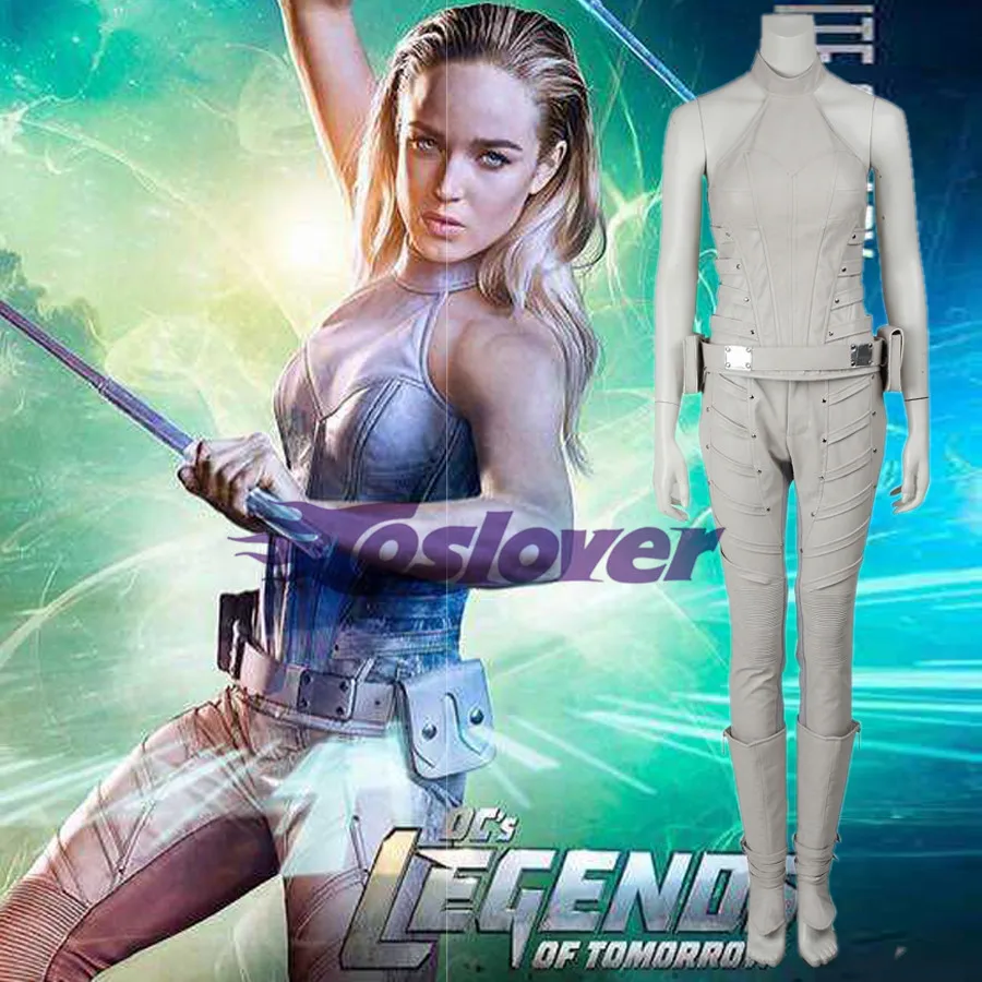 DC/'s Legends of Tomorrow Costume White Canary Cosplay Sara Lance Green Arrow