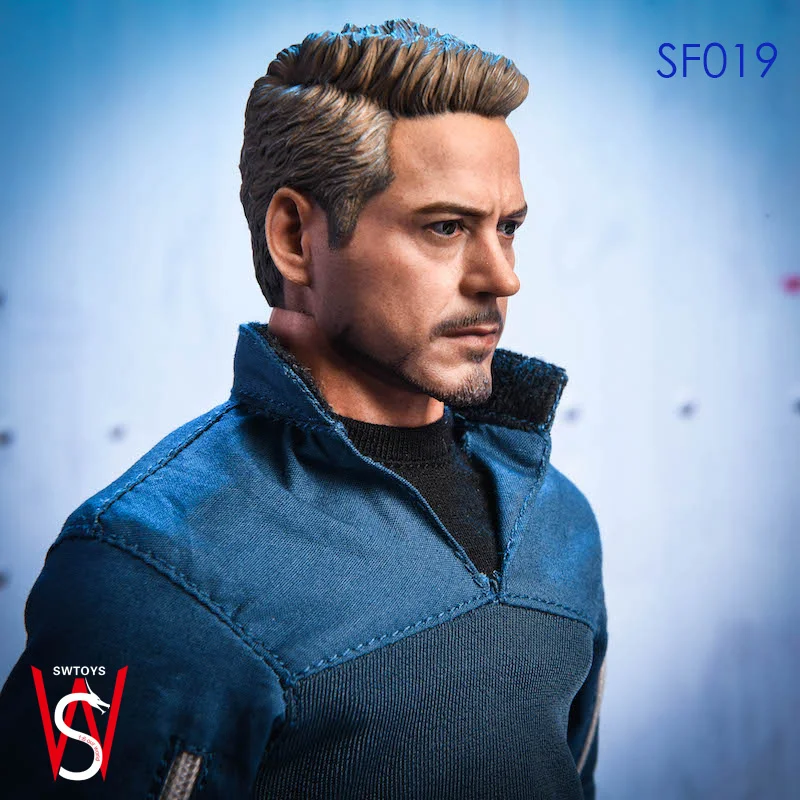 В Srock SWTOYS SF019 1/6 Мстители Железный человек Тони Старк фигурка Модель 12 дюймов Мужская коллекция кукол