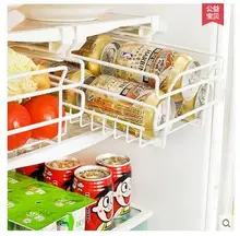 Kitchen refrigerator iron art shelf can be extendable partition layer