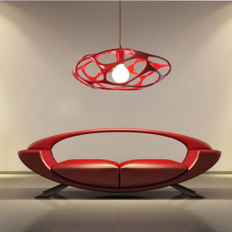 

Modern Minimalist Designer 3 Colors Resin Bird's Nest Led E27 Pendant Light For Dining Room Living Room Bar Dia 46/55cm 1173