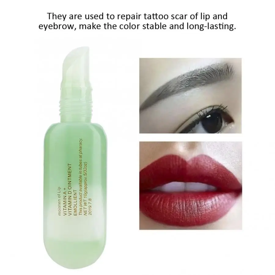 10g Eyebrow Lip Tattoo Repair Agent Repair Cream Marks Aftercare Liquid Recovery Gel Fast Healing Cream Tattoo Supplies