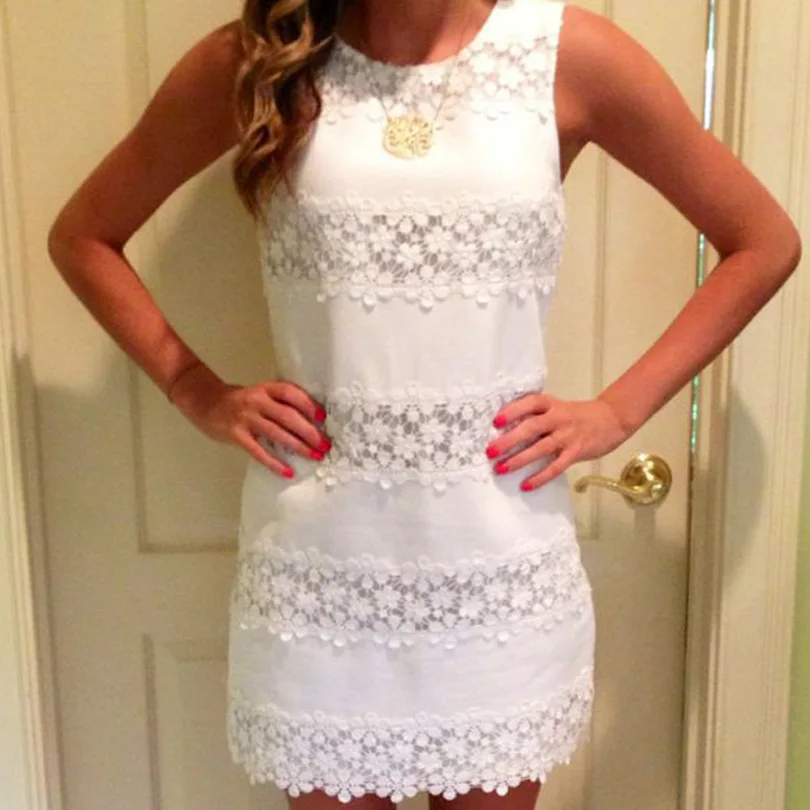 New Arrive 2XL Summer White Lace font b Dress b font font b Women b font New Arrive 2XL Summer White Lace font b Dress b font font b Women b font