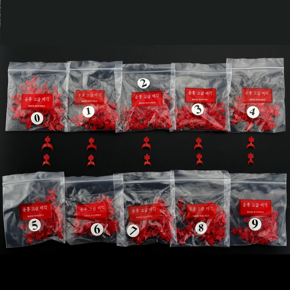 500pcs/1 pack French False Nail Tips Acrylic Practice Equipment Nail