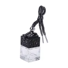 Автомобильный подвесной освежитель воздуха, диффузор, ароматизатор, прозрачное стекло, пустые флаконы для духов с эфирным маслом, флаконы для духов, автомобильный кулон M77