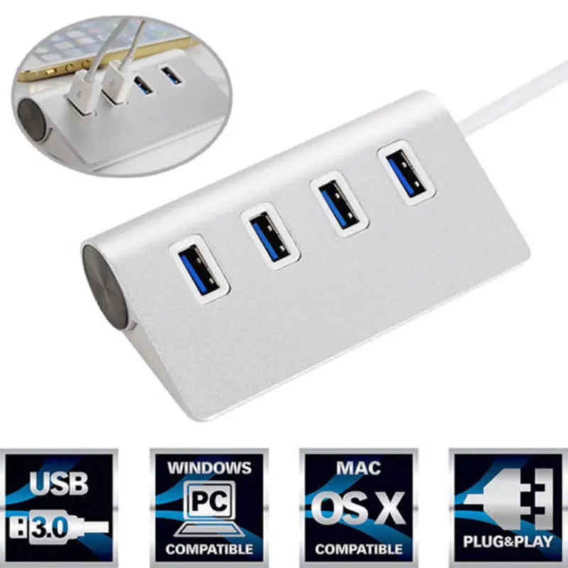 USB концентратор Powstrok на 4 порта 3 0 5 Гбит/с|hub usb 3.0|hub usbsplitter |