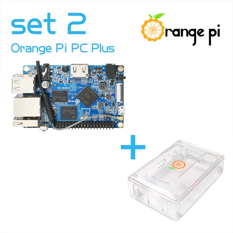 

Orange Pi PC Plus SET2 Orange Pi PC Plus+ Transparent ABS Case Supported Android, Ubuntu, Debian