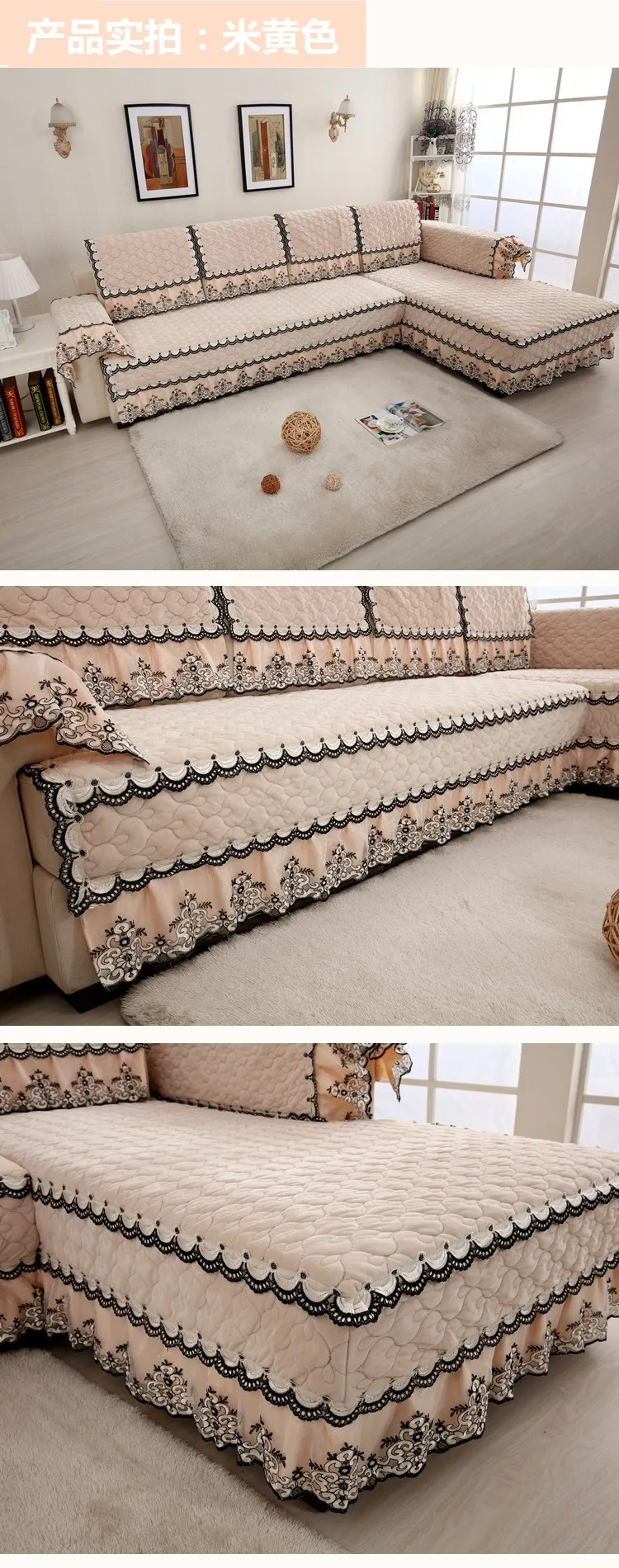 Высококачественная ткань, Нескользящая подушка для дивана, зимняя утолщенная бархатная накидка для дивана, мягкая и удобная спинка, Хлопковое полотенце, кожух