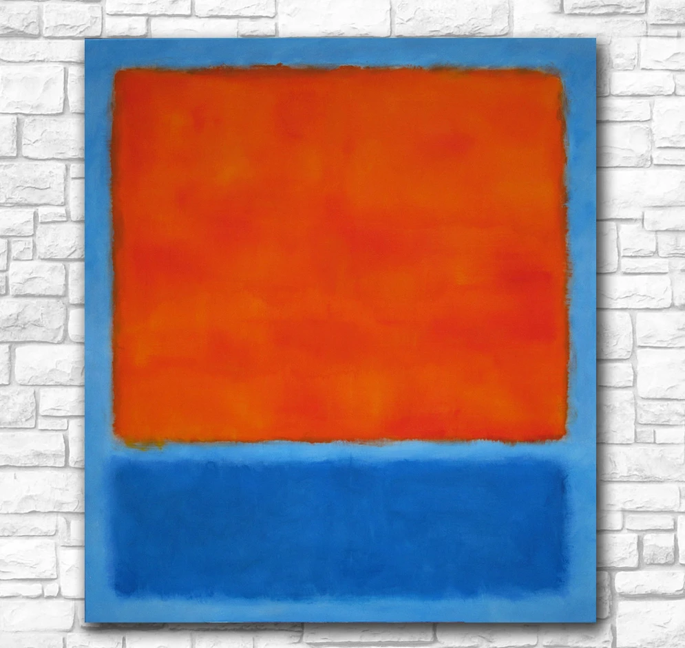 

Mark Rothko Abstract American Style Frameless Unframed Oil Painting Canvas Waterproof airbrush square design art