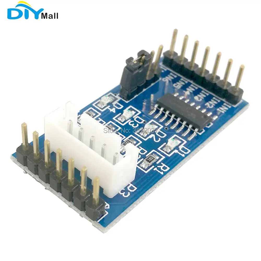 

DIYamll ULN2003 Driver Module Stepper Motor Driver Board Chip NEW Blue PCB Board 5-12V for 28BYJ-48 Model stepper motor