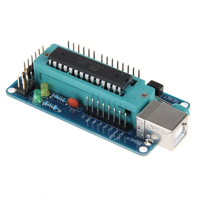 Плата разработки ATmega328P для Arduino UNO R3 самодельный загрузчик|Соединители| |