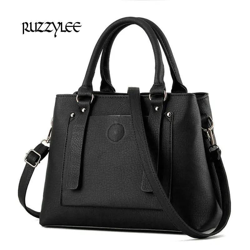 ФОТО Ruzzylee Brand New Women's Crossbody Bags Leather Luxury Women Handbags Female Women Shoulder Bag Lady Top-Handle Messenger Bags