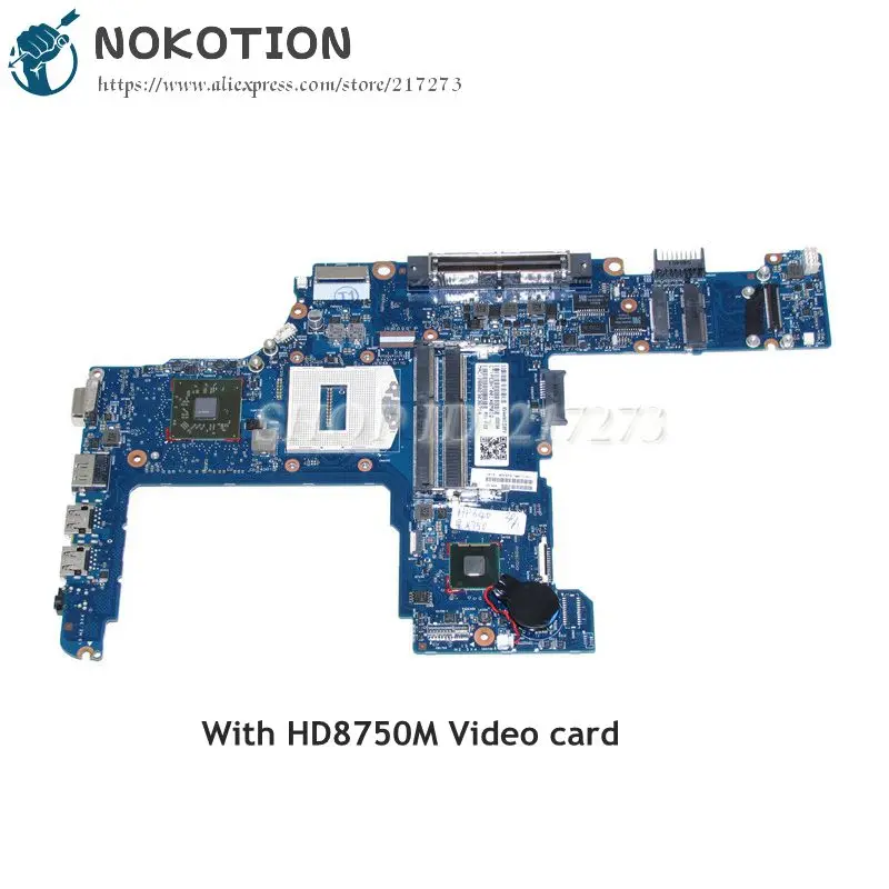 NOKOTION 744010-601 744010-001 MAIN BOARD For HP ProBook 640 G1 Laptop Motherboard DDR3L HD8750M Video card