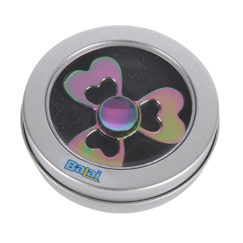Clover Three Leaf Colorful Hand Spinner Metal EDC Tri-Spinner Bearing Fidget Finger Kids Adult Focus Creative Funny Toy Clover Three Leaf Colorful Hand Spinner Metal EDC Tri-Spinner Bearing Fidget Finger Kids Adult Focus Creative Funny Toy