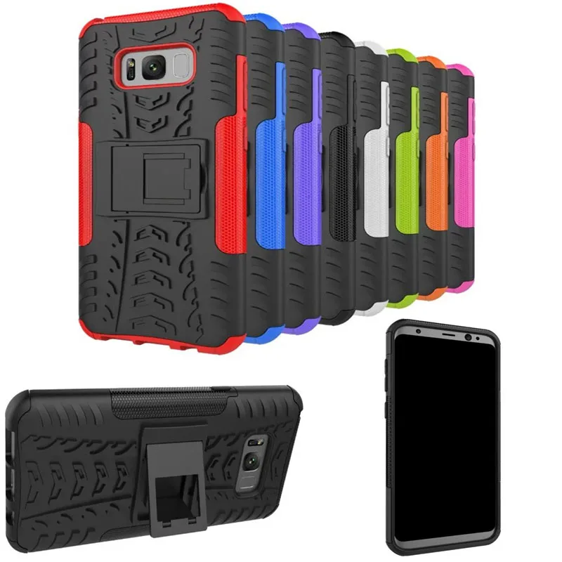 

For Samsung J2 prime on5 on7 PC + Silicone Dual Anti Shock Impact Rugged Armor Case For Samsung note8 5 4 A3 A5 A7 A8 S8 C9 pro
