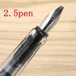 Premium Duckbill Gothic Art Fountain Pen - Vinyl Flat Tip Stationery Supplies (2.5 pen)