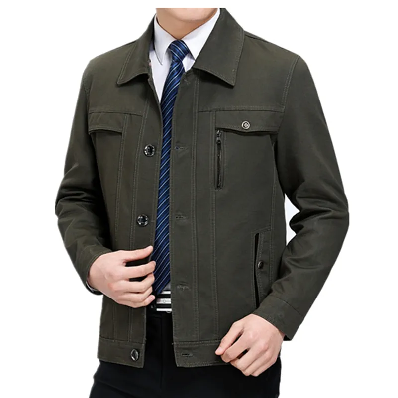 Jacket Men spring autumn 2019 Military Mens Jackets And Coats Army green Windbreaker Jacket for Men Outwear Plus Size 4XL 5XL