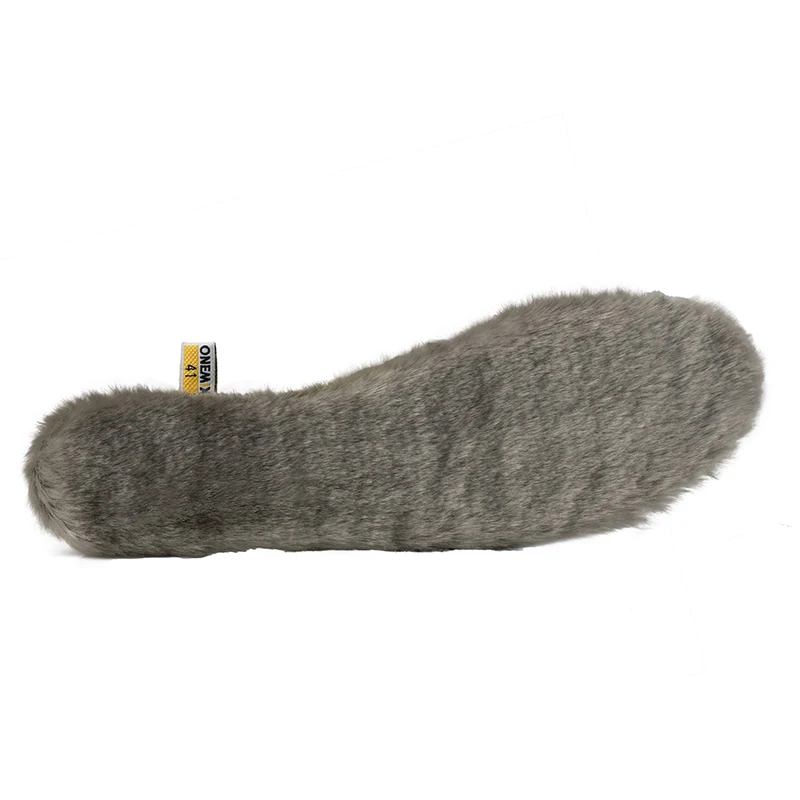 ONEMIX Winter Fur Insole Deodorant Insoles For Snow Boots Shoes Warm Insole Health Insert Shoes Pads Massage Pads For